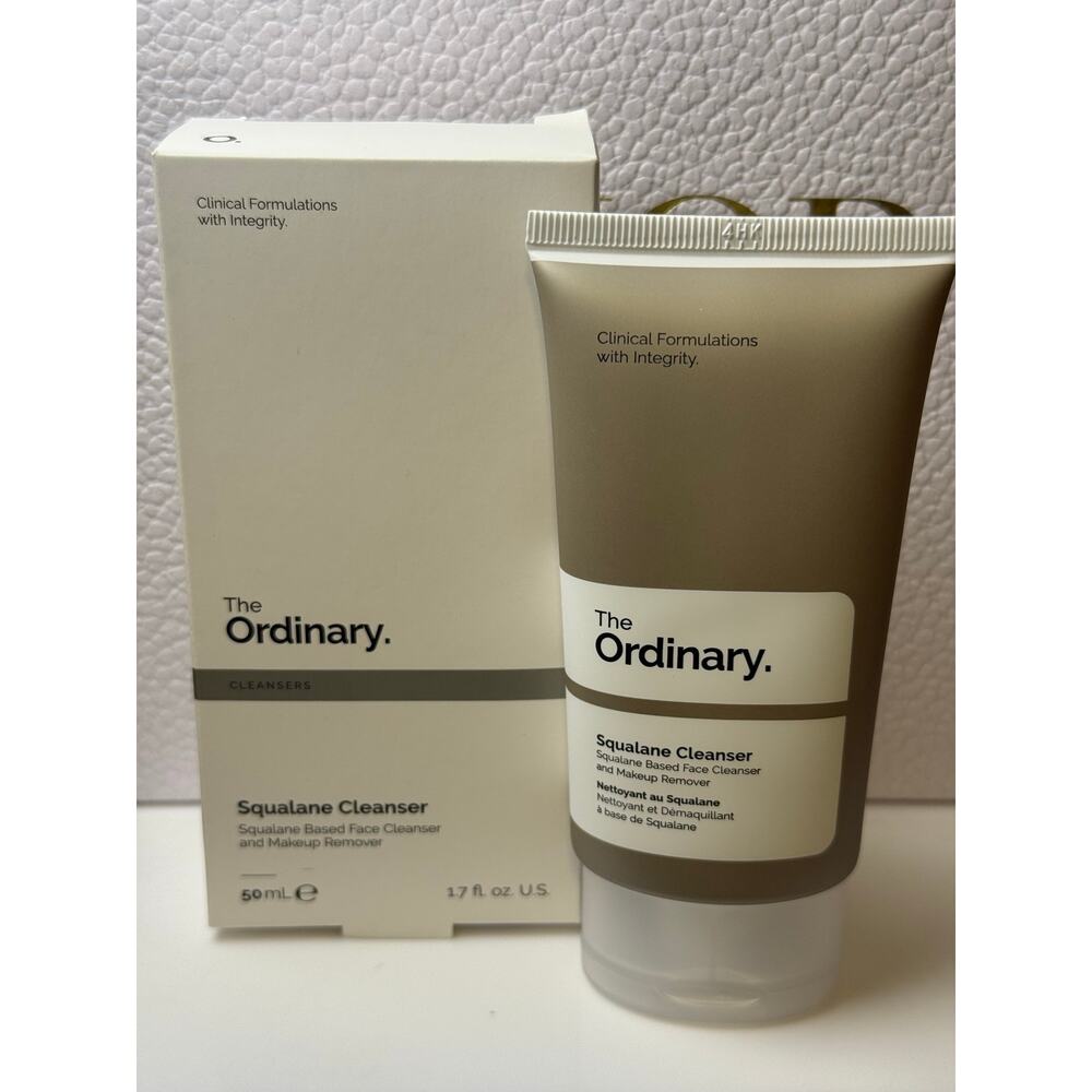 The Ordinary Squalane Cleanser Hydrating Makeup Remover - 50mL - NEW in Box